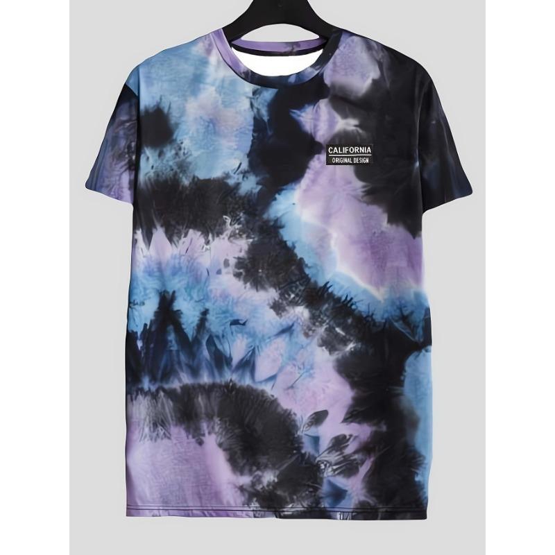 Summer European-American Men's Youth Fashion Sports Printed Loose Casual Short Sleeve T-Shirt