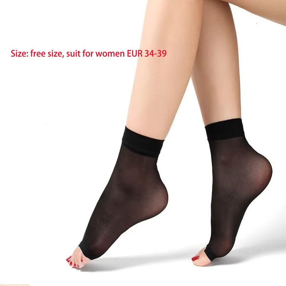 Breathable Ankle Socks Mesh Silk Nylon Socks Fashion Woman Socks  Girls