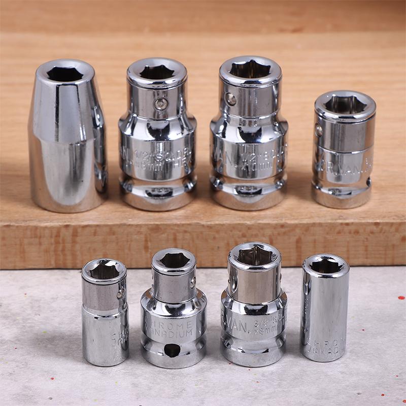 Adaptador de Soquete Conversor de Bits de Soquete com Haste Hexagonal Ferramenta Adaptadora de Conversão de Soquete de Impacto Instalar Substituir Ferramentas de Reparo
