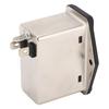 Rocker Switch Power Socket AC 115V 250V IEC Inlet Module Plug with Fuse for Equipment