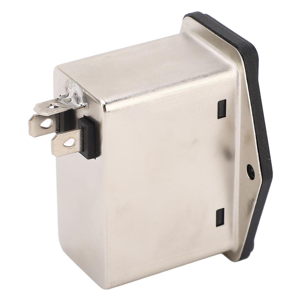 Rocker Switch Power Socket AC 115V 250V IEC Inlet Module Plug with Fuse for Equipment