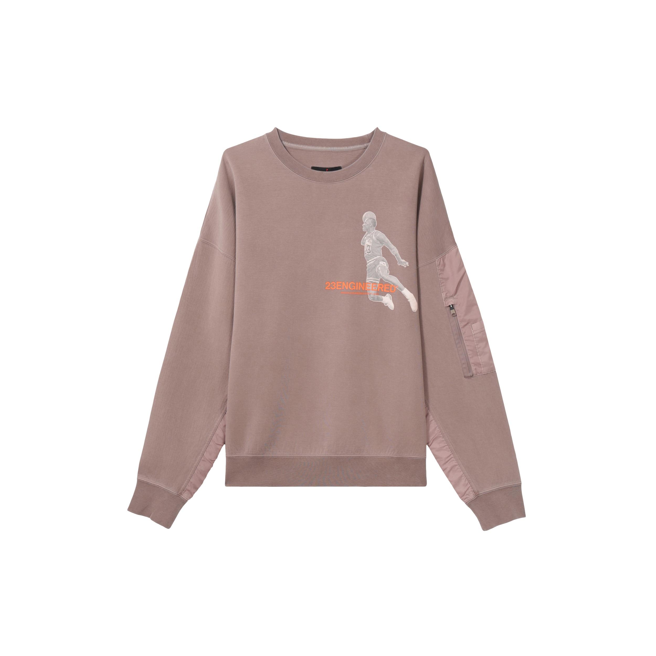 Air Jordan 23 Engineered Casual Knitted Turtleneck Sweater For Men Brown/Gray Men s DD0849-229 S