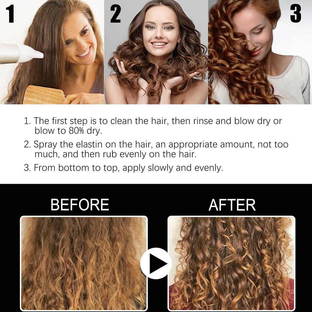 Jaysuing Hair Styling Spray, unisex hair styling and setting, makes hair voluminous, long-lasting hairstyle gel water 30ml/box