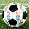 Twirlywoos Indoor Soccer Ball Colorful Machine Stitched PVC Size 5 Team Training Competition Ready Durable High-Bounce Cool Sports Gift