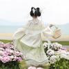 Girls' Cloud Shoulder Hanfu: Spring/Autumn Ming-Style Tang Suit for Little Girls