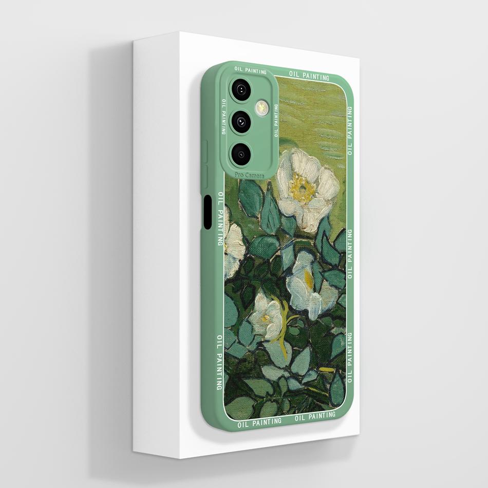 Covers For Samsung M34 5G Case Aesthetic Soft Liquid Silicone Full Protection Phone Protector For Samsung Galaxy M 34 Back Cover