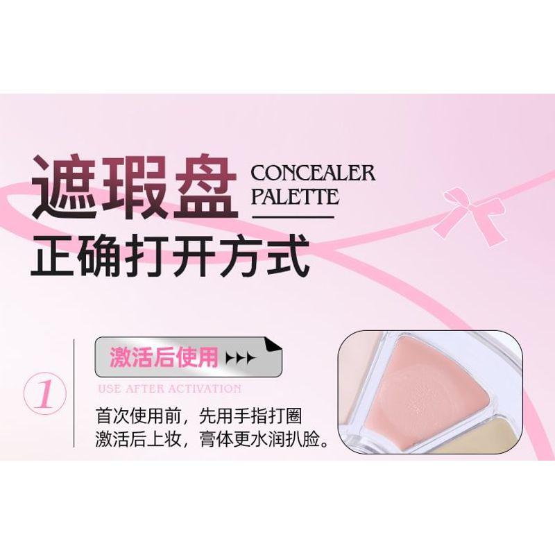 VEECCI - Seidige, fließende 7-Farben-Concealer-Palette