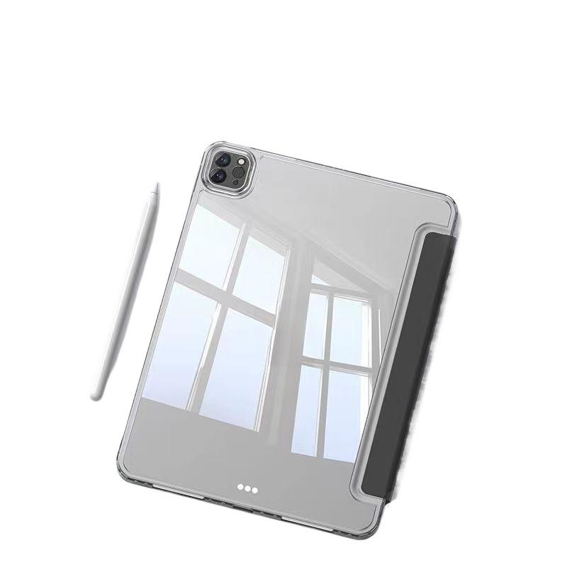 iPad Air102 Acrylic P1345 Curved Protective Case with Pen Holder
