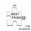 Christmas Decorations Charms For Necklace Friendship Puzzle Game Card Tarot Charms Pendant Home Garden Male Pendant