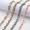 8mm Stainless Steel Colorful Enamel Cross DIY Chunky Hip Hop Chain for Necklace or Bracelet