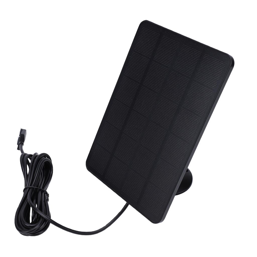 6W Solar Panel for Ring Video Doorbell 3 3 Plus 4 with Built In Voltage Regulator IP65 360 Degrees Adjustable Mount