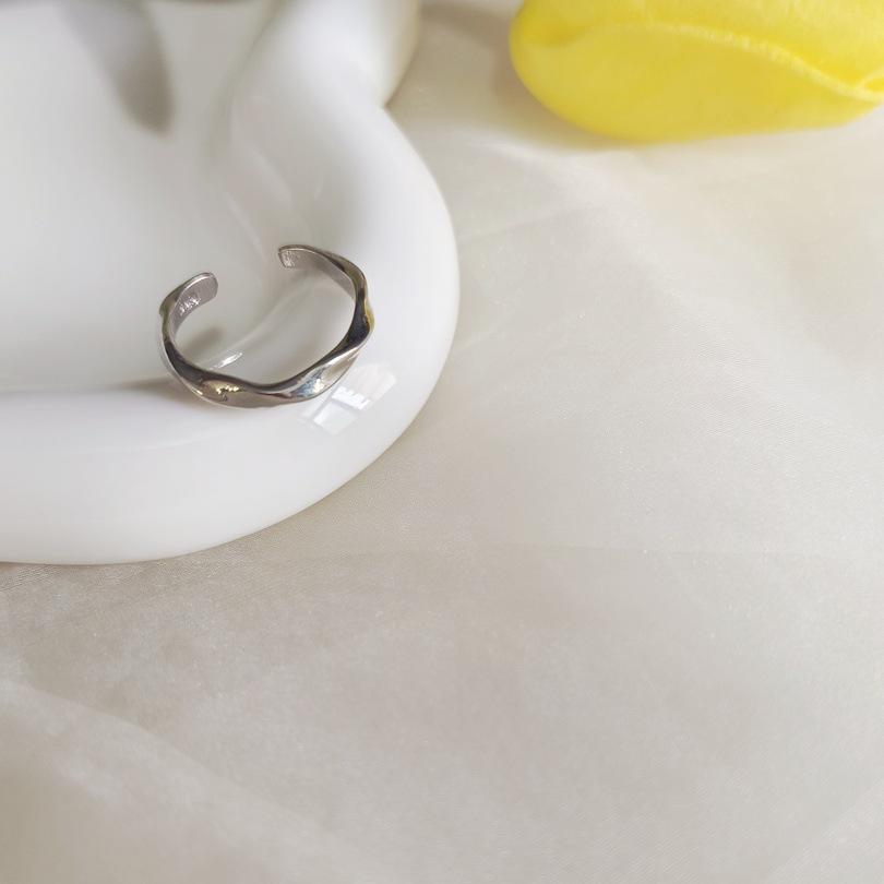 Flowers Bloom Rich Enamel Dripping Oil Camellia Opening Ring Women S Tide Temperament Fashionable High-End Light Luxury Index Finger Ring