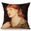 Uk British Artist Dante Gabriel Rossetti World Famous Oil Painting European Beauty Princess Sofa Pillow Case Linen Cushion Cover