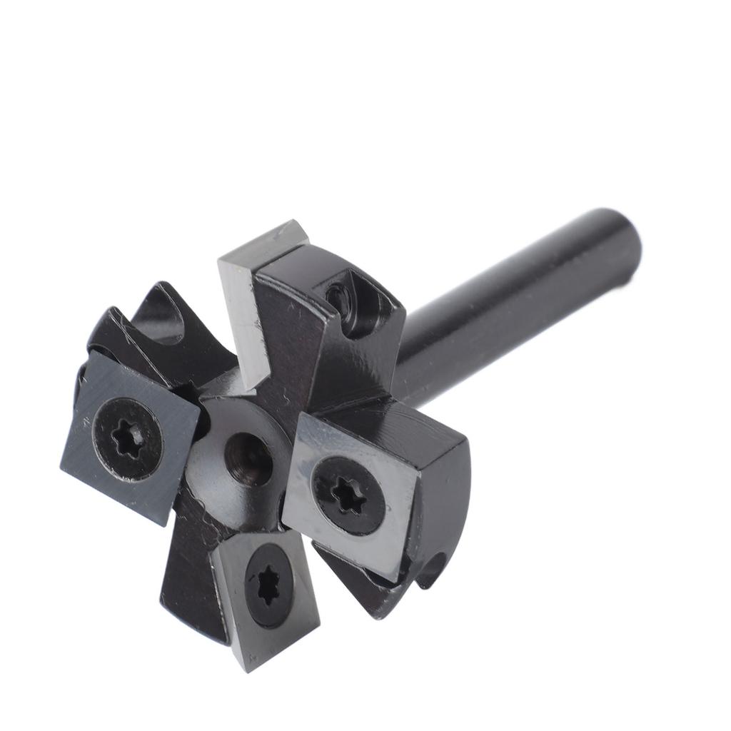 CNC Spoilboard Ytfräs 8 mm skaft 4 skärflöjter Plattfräs Karbidinsats Skärstil