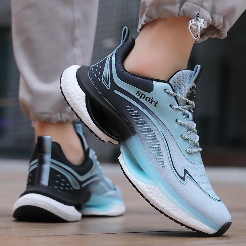 Boty Pánské plus Velikost Módní Letní Prodyšná Síťovina Trendy Pánské Boty Popcorn Pánské Lehké Běžecké Tenisky