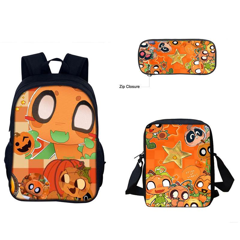 Dandys World Gourdy Childrens Backpack Pack With Cartoon Print And Waterresistant Material For Students