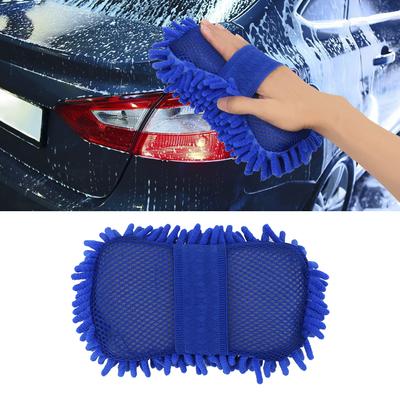 Auto-Fenster-Körper-Waschhandschuhe, Auto-Detaillierung, weiche Mikrofaser-Chenille, Auto-Reinigung, Motor, Motorrad, Bürste, Waschmaschine, Auto-Wartung