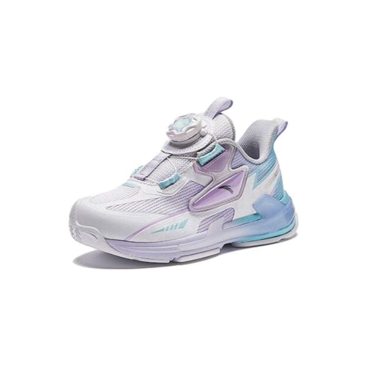 Anta Durable Breathable Low-Top Running Shoes Kids Sneaker White Purple 322419962-1