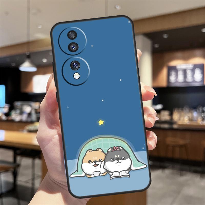 Animal Shiba Inu Case For Honor Magic 8 Lite 5 6 7 Pro Honor Win RT 400 200 50 70 90 X8c X9a X9b X9c X9d Cover