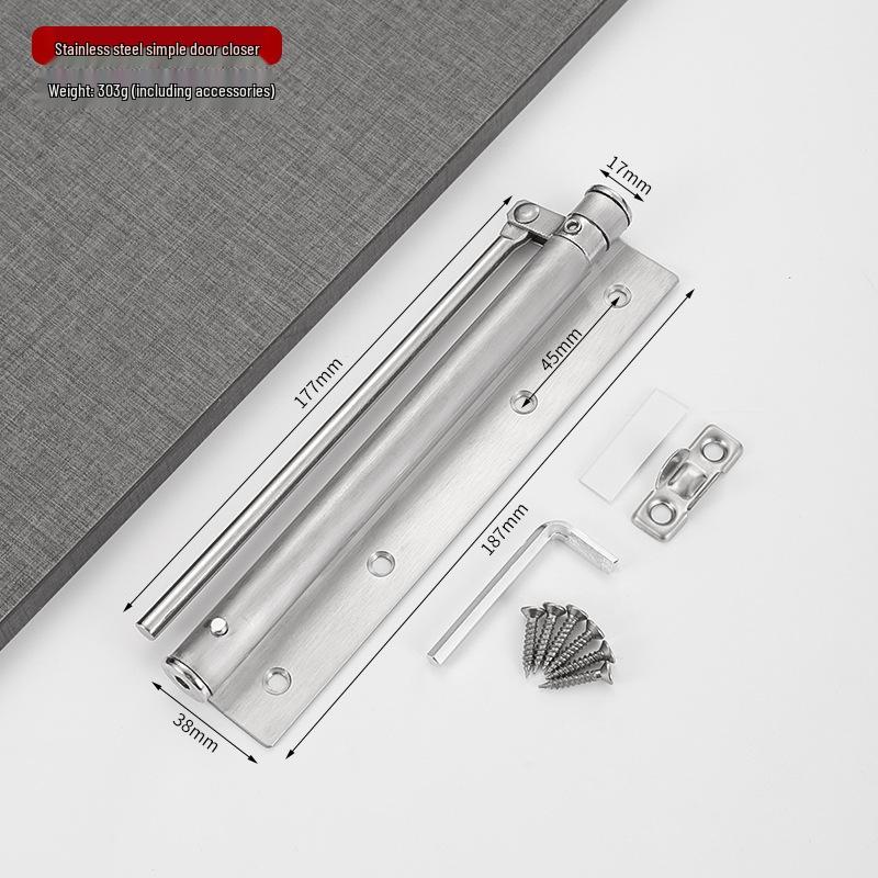 Hydraulic Stainless Steel Auto Door Closer with Buffer