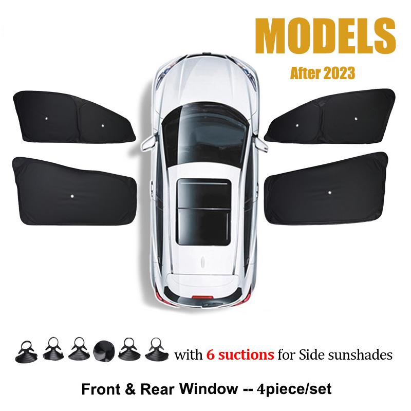 Stínidlo střešního okna pro Tesla Model S 2025 Boční okno Zatemňovací stínidlo Sklopná clona střešního okna Stínící síťka střešního okna ModelS Čelní sklo