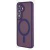 For Samsung Galaxy S24+ Back Cover Magnetic Case WANLONFENG QB1 Series PC TPU Shockproof Phone Case