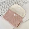 New Floral Corduroy Card Bag Small Coin Wallet Hasp Coin Purse Student ID Card Holder Kids Cute Purse Bus Card Sleeve