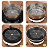 Stainless Steel Round Steamer Rack Dishwasher Safe Multifunction Baking Steaming Roasting Cooking Rack Kitchen Gadget