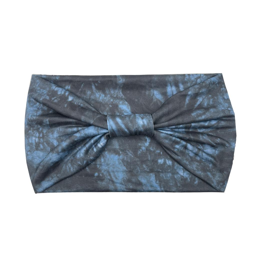 Tie-dye Headband For Women Woman Elastic Hairbands Width Hair Band Fashion Bandanas Yoga Headwear Sports Turbans Accessories New