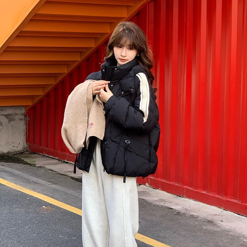 Women's New Korean Hooded Cold Windproof Lightweight Thickened Fluffy Warm Loose High-quality Fabric Casual Sports Cotton Clothing