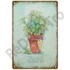 Garden Flower Rules Metal Sign Vintage Metal Plaque Plates Decor For Pub Bar Home Wall Decor Art Tin Signs Flower Poster Gift