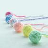Cat Toys Colorful Yarn Balls with Bell Sounding Interactive Chewing Toy for Kitten Stuffed Toy Ball Cat Supplies