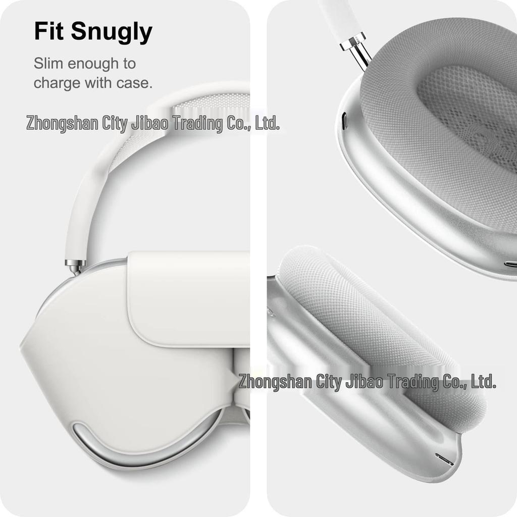 Transparent Protective Silicone Case for Apple AirPods Max Over-Ear Headphones