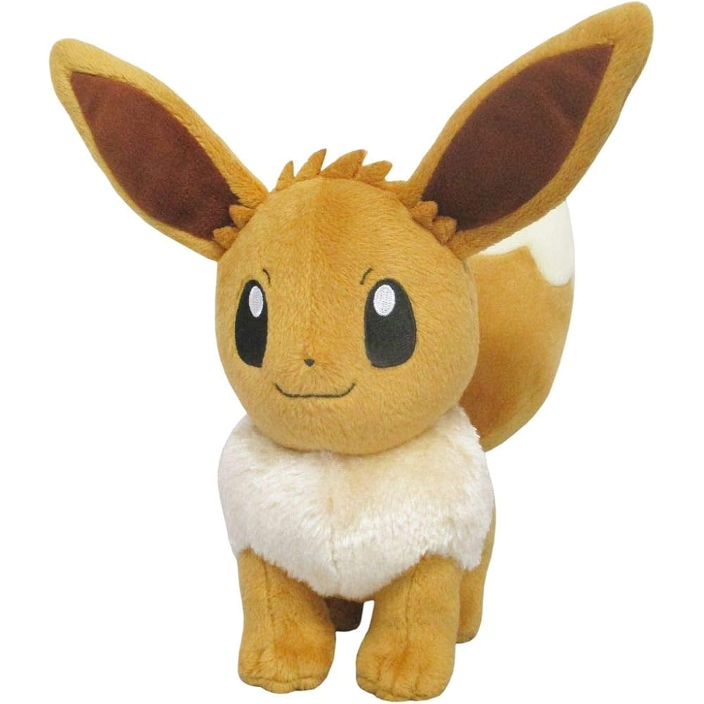 San-ei Trading Pokmon All Star Collection Eevee Plush Toy Female 15x22x21cm