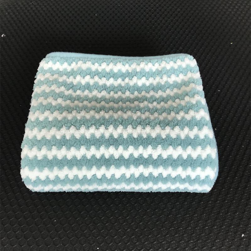 Coral Fleece Striped Bath Towel Set, Large & Thick, 70 x 140 cm, Absorbent Gift for Adults.