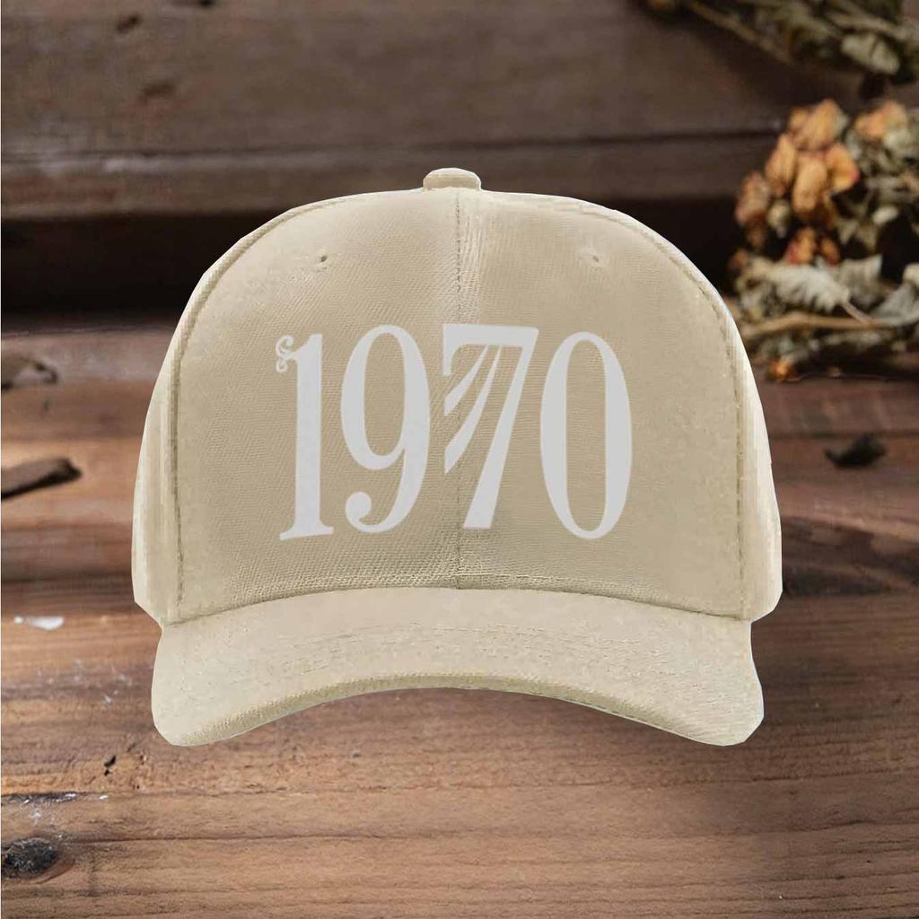 1970 Digital Print Adjustable Baseball Cap Retro Trucker Hat For Men Women Multicolor Daily Outdoor Campus Street Casual