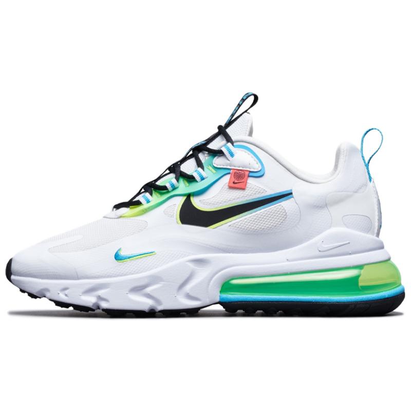 Nike Air Max 270 React 'Worldwide Pack White' Sneakers Casual Shoes CK6457-100