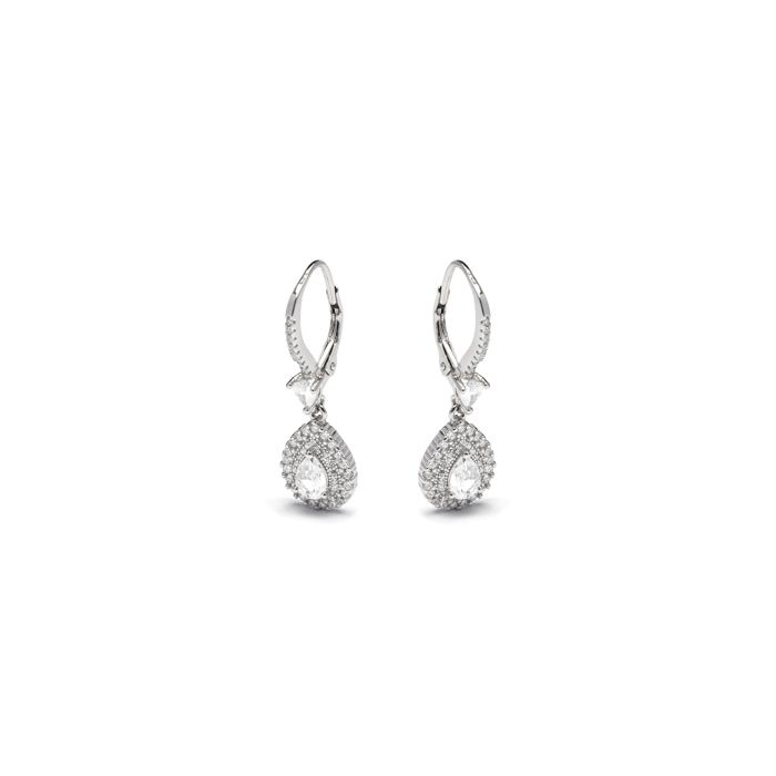 Boucles d'oreilles - LUXENTER - Shiyi - Argent 925 - Zircon Cubique - Plaqué Rhodium