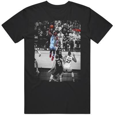 Anthony Edwards Dunk Auf Daniel Gafford Basketball Fan v2 T-Shirt