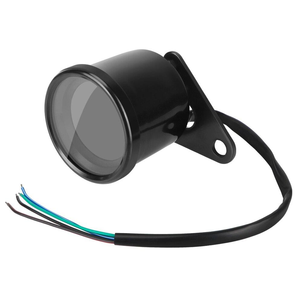 

Универсальный мотоцикл цифровой спидометр мотоцикла ретро ЖК-одометр Cafe Racer тахометр индикатор скутер ATV счетчик чёрный