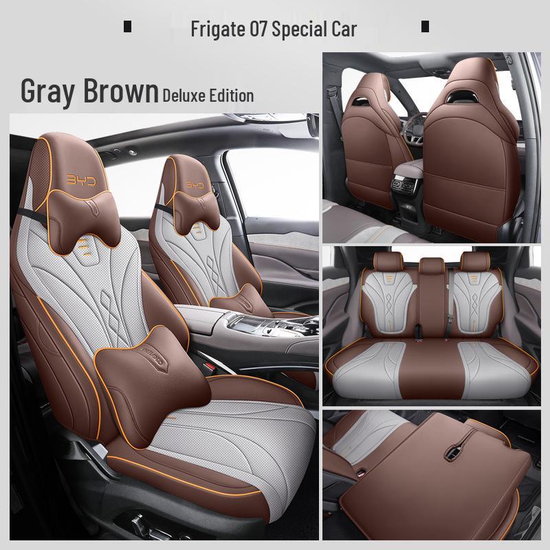 BYD Frigate 07: Five-Seat All-Season Full Leather Car Cushion.