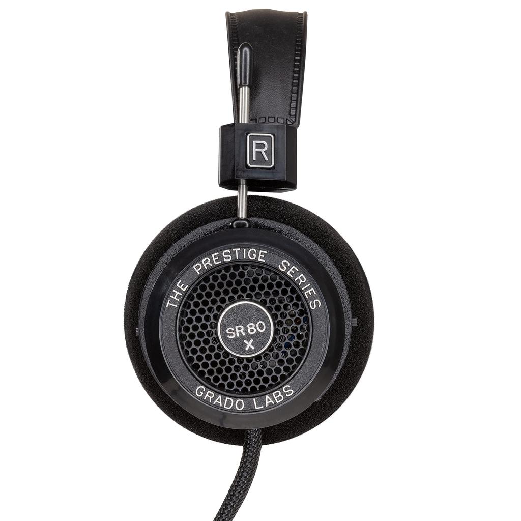 GRADO SR80x Prestige Series Open-Back Wired Headphones – Enhanced X Drivers, Lightweight Design, Assembled in Brooklyn, NY, USA