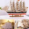 Handcrafted Smooth Sailing Sailboat Model – Wooden Home Decor & New Home Gift