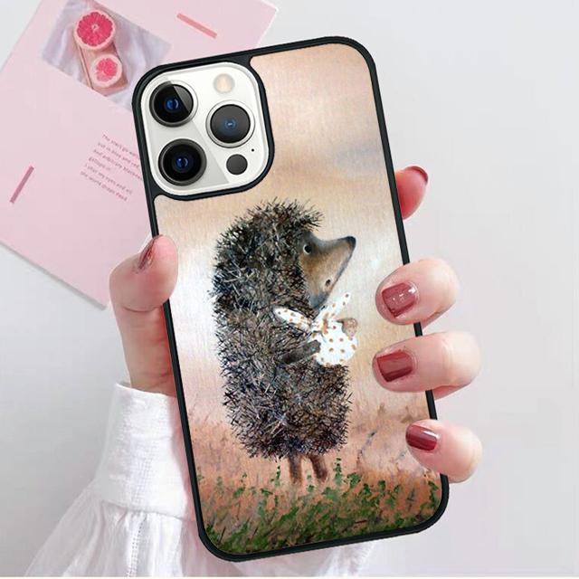 Hedgehog in the Fog Coque Shell For iPhone 17 Air 15 16e 14 13 12 Pro Max 11 Pro Max Plus Phone Case Cover
