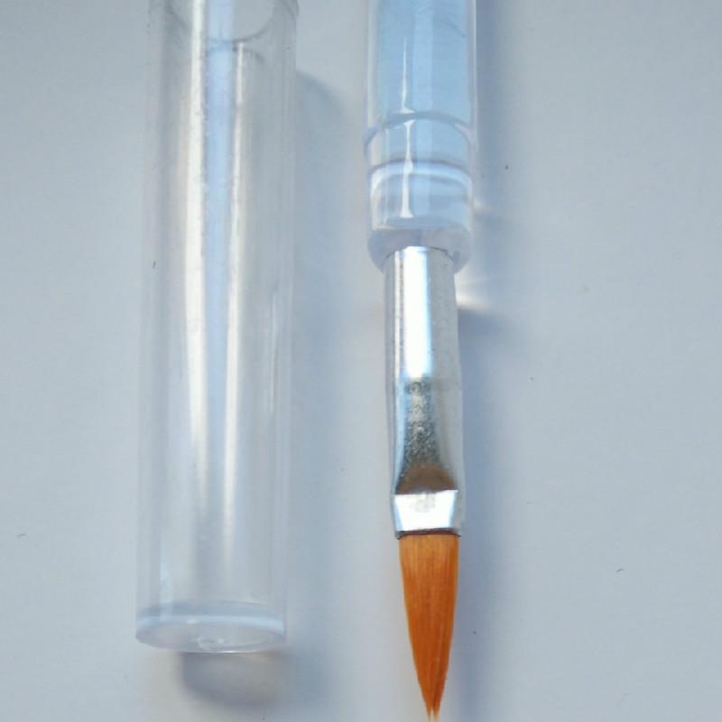 

5pc Нові інструменти краси Гаряча однокосмічна щітка для губ Прозорий кришталевий стрижень