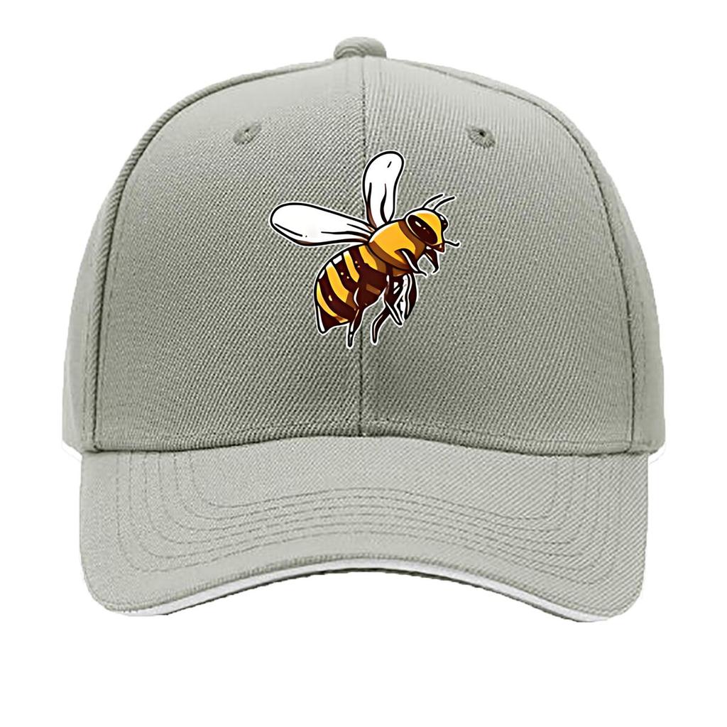 Cartoon Bee Vinyl Sticker For Laptop Car Hip Hop Hat Fashion Outdoor Sports Sandwich Baseball Cap