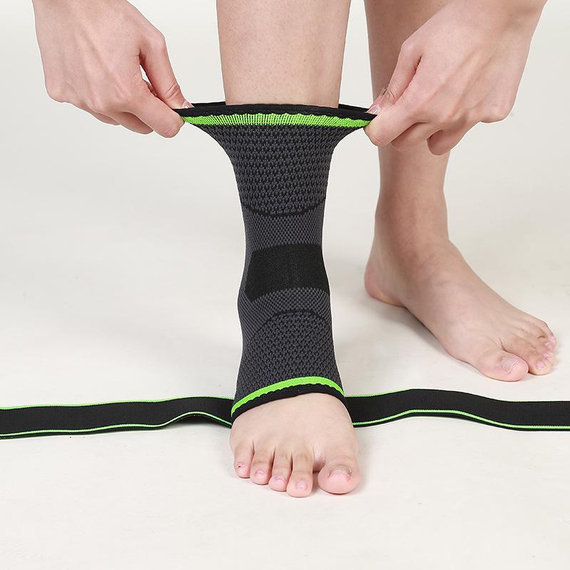 Husă de protecție la compresie, alpinism în aer liber, baschet, alergare peste tot Husa de protecție elastică, respirabilă, de compresie pentru glezne.