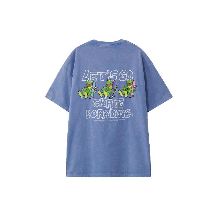 Li-Ning x Disney Muppets Graphic T-shirt Blue Men s AHSR839-1 L