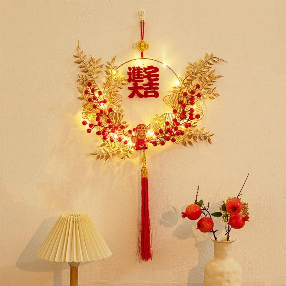 Three-dimensional New Year's Blessing Wreath  Wedding Party Decoration