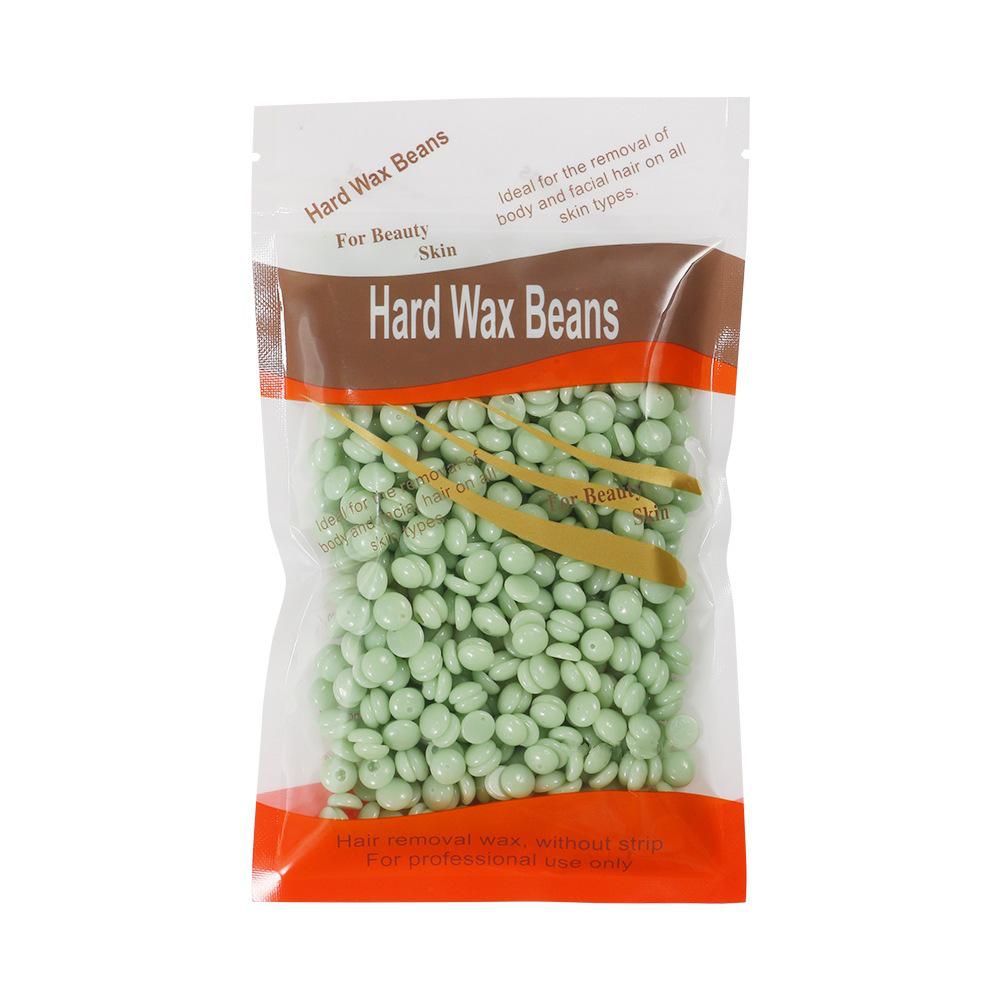 Amber Rose Hard Wax Beans for Hair Removal, 50g - Solid Cream, Paperless Depilatory Solution